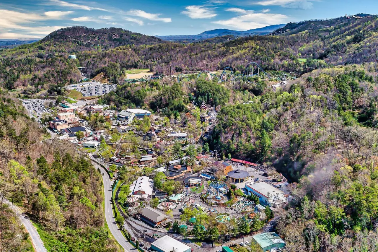 Dollywood theme park in Pigeon Forge, Tennessee